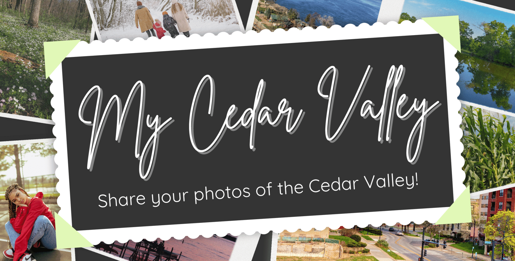 Promo flyer for the My Cedar Valley Photo Display 2025.